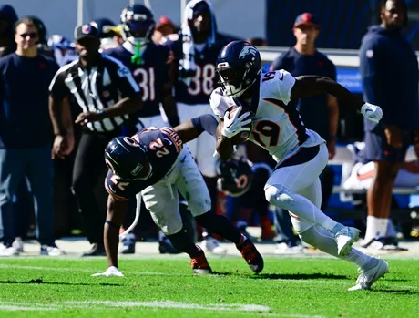 Jerry Jeudy responded to former Broncos players Rod Smith and Phillip  Lindsay after their win today 