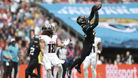 WR Calvin Ridley facing his former team highlights Falcons-Jaguars game at  Wembley Stadium