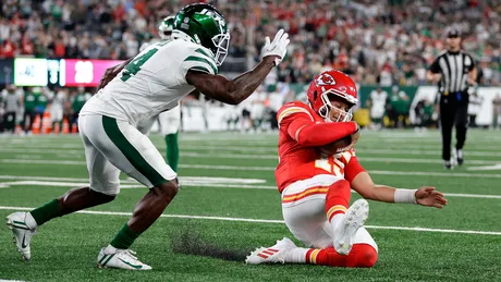 Patrick Mahomes' smart slide to preserve Kansas City's 23-20 win over Jets  costs Chiefs bettors