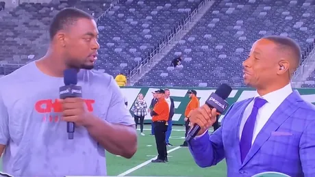 Rodney Harrison Tried Really Hard to Get Chris Jones to Say Zach Wilson  Sucks in Awkward Interview