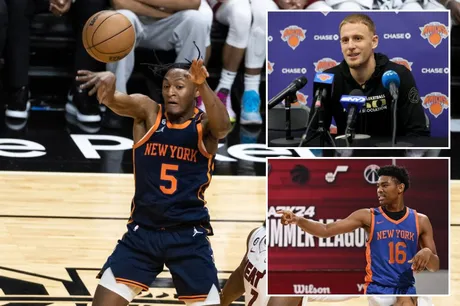 Donte DiVincenzo salvages his Knicks preseason debut after 'bumpy' start