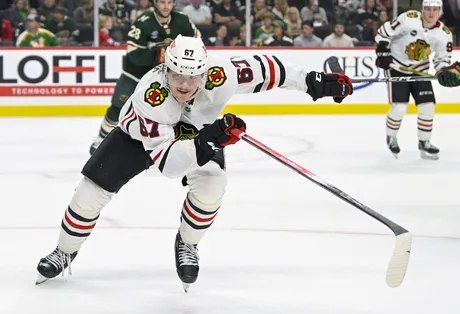 Connor Bedard experiences road-game routine in Blackhawks' preseason loss  in Detroit - Chicago Sun-Times