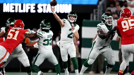 NY Jets quarterback Zach Wilson racks up another elite defender