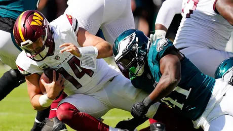 Eagles' Nick Morrow takes Command defensively with historic stat line