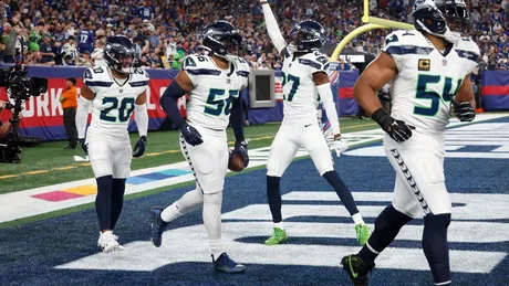 Seahawks soar past hapless Giants. MLB playoffs begin today. Plus, Will  LeBron & Co. actually play in Paris? 