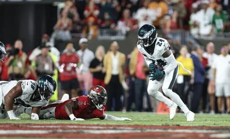 Philadelphia Eagles DeVonta Smith Gives Jake Elliott New Nickname: 'What  Can't He Do?' - Sports Illustrated Philadelphia Eagles News, Analysis and  More