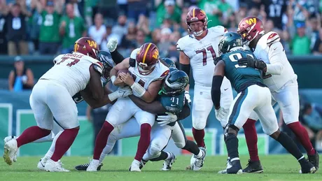 Eagles' Nick Morrow takes Command defensively with historic stat line