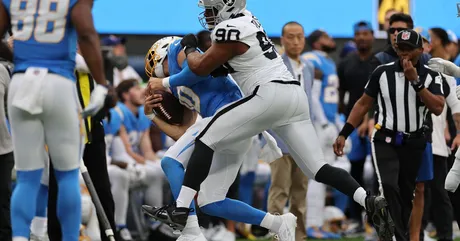 WATCH: Raiders and Chargers fans throw punches in fight during Week 4 clash  at SoFi Stadium