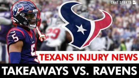 Texans Injury News Ft. Derek Stingley Jr, Jimmie Ward & Denzel