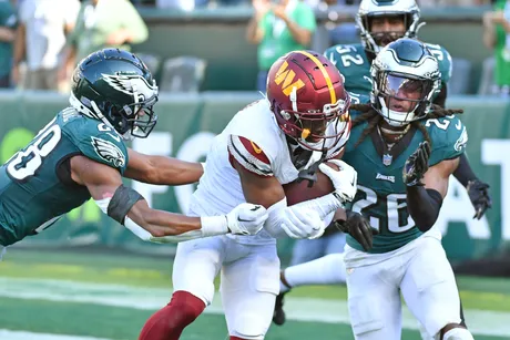 Eagles game ball: A.J. Brown, Nick Morrow have huge games on an uneven day