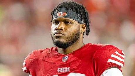 Running back Jeremy McNichols of the San Francisco 49ers is tackled News  Photo - Getty Images