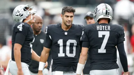 Raiders news: Jimmy Garoppolo still in concussion protocol - Silver And  Black Pride