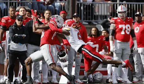 McCord, Harrison and No. 4 Ohio State roar back in the second half to bury  Maryland 37-17