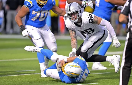 Raiders Week 2: Jerry Tillery has a big role on defensive line - Silver And  Black Pride