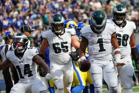 Eagles All-22 Film Review: Landon Dickerson had a really, really good  rookie season - Bleeding Green Nation