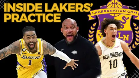 Lakers Practice ! Rookie Jalen Hood Schifino & Maxwell Lewis first