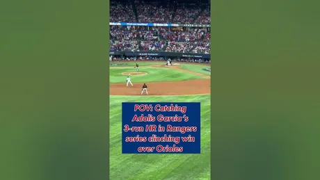 Why did Adolis Garcia do a cartwheel at the Rangers game?