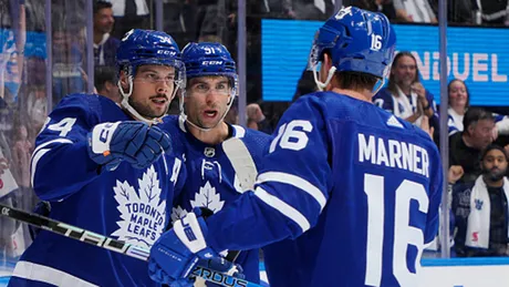 Matthews hat trick, milestone win for Keefe as Leafs top Habs