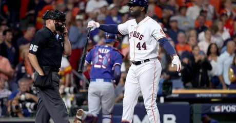 Astros slugger Yordan Alvarez's surprising Jordan Montgomery curveball  admission after Game 1 loss