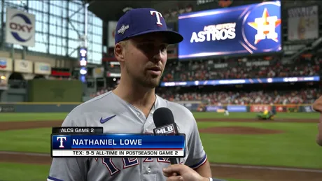 Rangers' Mitch Garver, Nathaniel Lowe get 100% real on facing Astros in ALCS