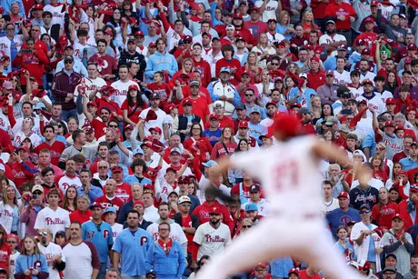 After BP against Yankees' legend, Phillies' Kyle Schwarber belted