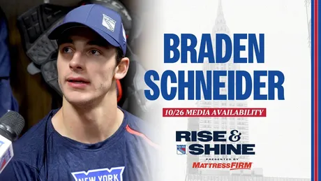 New York Rangers: Braden Schneider Media Availability