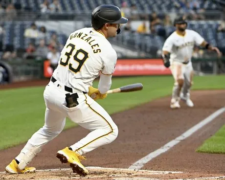 Nick Gonzales set tone for the Pirates, who had more walks than hits against Nationals