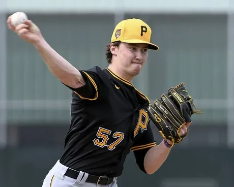 Baseball America: Right-handed pitcher Bubba Chandler enters 2025 as Pirates' top prospect