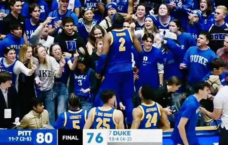 Flashback: Pitt Beats Duke at Cameron Indoor Behind Blake Hinson